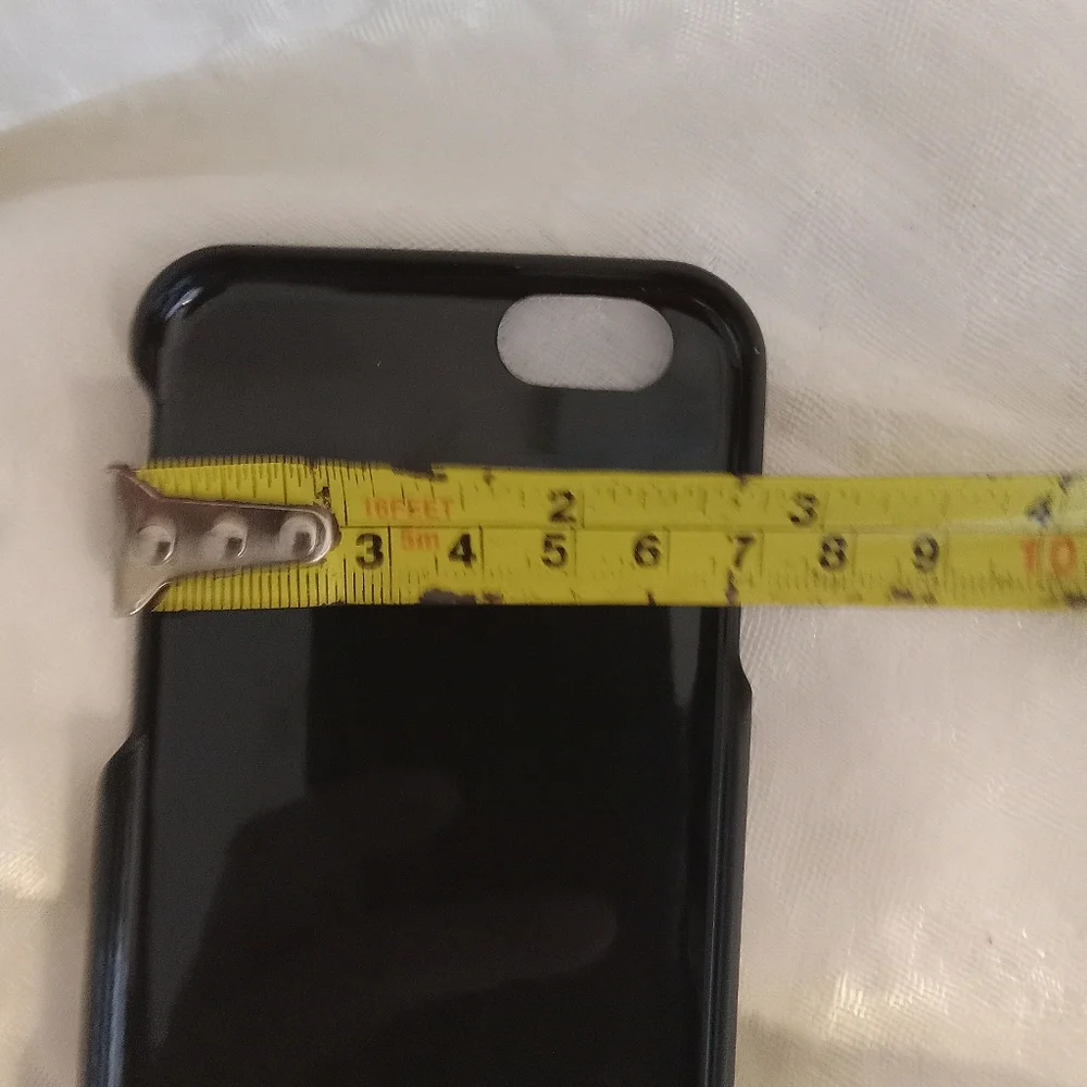 Michael Kors gold glitter white black Apple I phone 6 case.